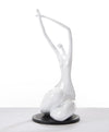 Sz0425 Modern White Lass Sculpture Model VGTHSZ0425-WHT
