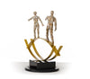 Sz0241 Modern Bronze Acrobats Tightrope Sculpture Model VGTHSZ0241-BRZ