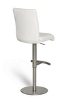 Modrest T 1206 Modern White Eco Leather Bar Stool Model VGCBT1206-WHT