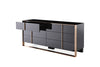 Nova Domus Cartier Modern Black & Rosegold Bedroom Set Model VGVCCARTIER-SET