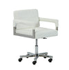 Modrest Craig Modern White Bonded Leather Office Chair Model VGVCA508-WHT