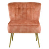 ACME Sambell Burnt Orange Velvet Accent Chair Model AC00126
