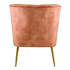 ACME Sambell Burnt Orange Velvet Accent Chair Model AC00126