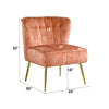 ACME Sambell Burnt Orange Velvet Accent Chair Model AC00126