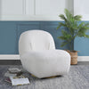 ACME Yedaid White Teddy Sherpa Accent Chair with Swivel Model AC00231