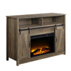ACME Tobias Rustic Oak Fireplace (Include 91617FIR) Model AC00274