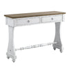 ACME Carminda Antique White Console Table Model AC00281