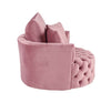 ACME Zunyas Pink Velvet Accent Chair with Swivel Model AC00291