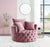 ACME Zunyas Pink Velvet Accent Chair with Swivel Model AC00291