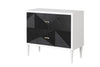 ACME Dubni White & Black Accent Table Model AC00394