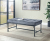 ACME Brantley Gray Velvet & Sandy Gray Bench Model AC00428