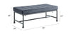 ACME Brantley Gray Velvet & Sandy Gray Bench Model AC00428