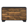 ACME Eos Walnut & Black Dresser Model AC00546