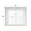 ACME Farai Mirrored & Faux Crystal Diamonds Accent Mirror Model AC00764