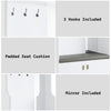 ACME Buck II White High Gloss Hall Tree Model AC01030