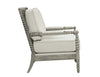 ACME Saraid Beige Linen & Gray Oak Accent Chair Model AC01165