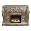 ACME Sorina Antique Silver Fireplace Model AC01619
