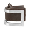 ACME Betla Espresso Top grain Leather Accent Chair Model AC01987
