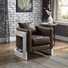 ACME Betla Espresso Top grain Leather Accent Chair Model AC01987