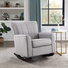 ACME Denzell Gray Linen Rocking Chair Model AC02185
