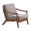 ACME Lide Light Brown Fabric & Brown Accent Chair Model AC02378