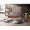 ACME Lide Light Brown Fabric & Brown Accent Chair Model AC02378