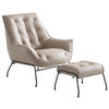 ACME Zusa Khaki Top Grain Leather Accent Chair Model AC02381