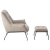 ACME Zusa Khaki Top Grain Leather Accent Chair Model AC02381