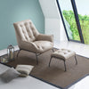 ACME Zusa Khaki Top Grain Leather Accent Chair Model AC02381