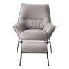 ACME Jabel Khaki Top Grain Leather Accent Chair Model AC02385