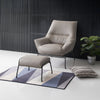 ACME Jabel Khaki Top Grain Leather Accent Chair Model AC02385