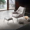 ACME Jabel Khaki Top Grain Leather Accent Chair Model AC02385