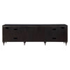 ACME Diya Forged Bronze & Espresso Console Cabinet Model AC02503