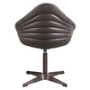 ACME Pipino Antique Ebony Top Grain Leather Accent Chair with Swivel Model AC02582