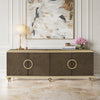 ACME Ashtin Brown Console Cabinet Model AC02598