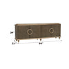 ACME Ashtin Brown Console Cabinet Model AC02598