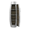 ACME Brancaster Oak & Aluminum Cabinet Model AC02999
