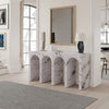 ACME Fritzy Engineered Stone Console Table Model AC03129