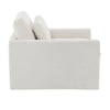 ACME Naveen Ivory Fabric Swivel Chair with Pillow Model AC03142