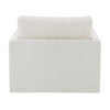 ACME Naveen Ivory Fabric Swivel Chair with Pillow Model AC03142