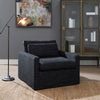 ACME Naveen Dark Gray Fabric Swivel Chair with Pillow Model AC03143