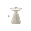ACME Duane Natural White Accent Table Model AC03782