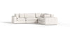 Divani Casa Vicki Modern Off White Fabric Modular Sectional Model VGKV-KF.8033-MOD-IVORY