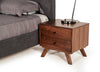 Modrest Addison Mid Century Modern Walnut Nightstand Model VGMABR-38-NS