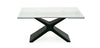 Modrest Adler Modern Black Glass Extendable 63" | 94 5" Dining Table Model VGYF-DT8941-BLK-DT