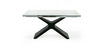 Modrest Adler Modern Black Glass Extendable 63" | 94 5" Dining Table Model VGYF-DT8941-BLK-DT