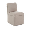 Modrest Adrian Modern Beige Fabric Dining Chair With Castor Wheels Model VGKK-KF-Y1066-BGE
