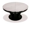 Modrest Alberta Modern Black And White Ceramic Extendable 59" | 86 5" Oval Dining Table Model VGYF-DT8951-BLK-DT