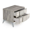 Nova Domus Alexa Italian Modern Grey Nightstand Model VGACALEXA-NS