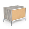 Nova Domus Alexa Italian Modern Grey Nightstand Model VGACALEXA-NS